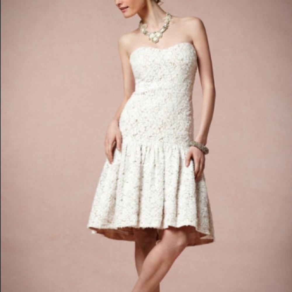 BHLDN Badgley Mischka Cocktail Dress